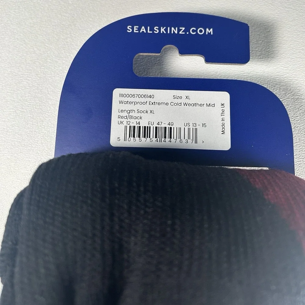 Sealskinz Men's Waterproof Extreme Cold Weather Mid Length Socks XL - Picture 3 of 6